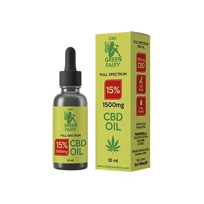GREEN FAIRY CBD olej full spectrum 15% 1500 mg 10 ml