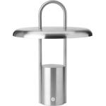 Stelton LED затъмняваща се настолна лампа от неръждаема стомана в сребрист цвят (височина 25 cm) Pier - Stelton (614-3)