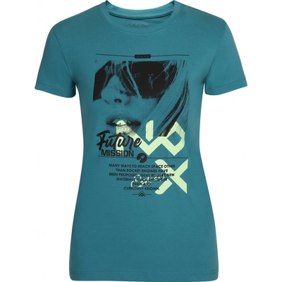 NAX Women's T shirt nax SEDOLA teal variant pe modrá