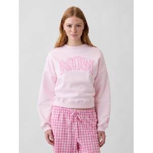 GAP Oversize суитшърт с лого Mom GAP GAP | Rozov | ЖЕНИ | M