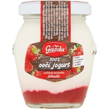 Gazda 100% ovčí jogurt s príchuťou jahoda 125 g