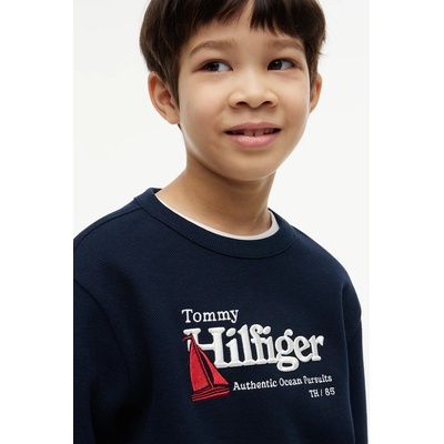 Tommy Hilfiger суичър за деца от памук (KB0KB10506.104.122.9BY2)