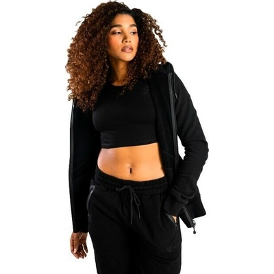GymBeam Women‘s Nova Zip Up Hoodie Black
