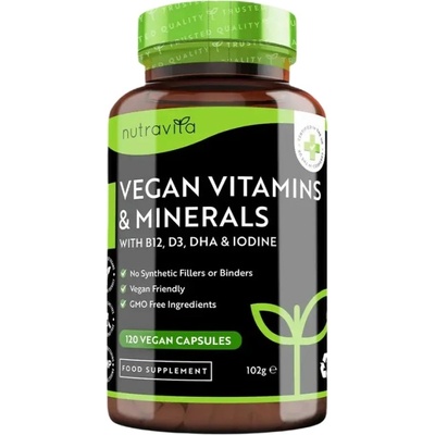 Nutravita Vegan Essential Multivitamin [120 капсули]
