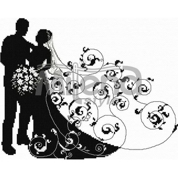 Milena Style Сватбен миг - гоблен със схема