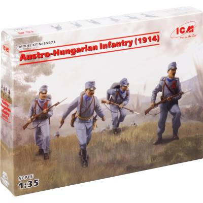 ICM Austrian-Hungarian Infantry 1914 4 figúrky 1:35