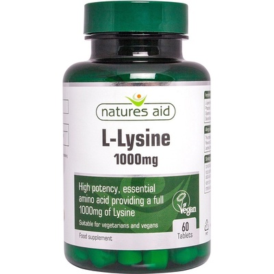 Natures Aid L Lysine 1000 mg 60 tablet