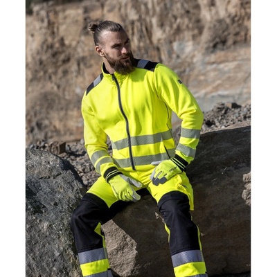 Ardon H5956 SIGNAL HI VIS výstražná mikina ŽLTÁ ČIERNA