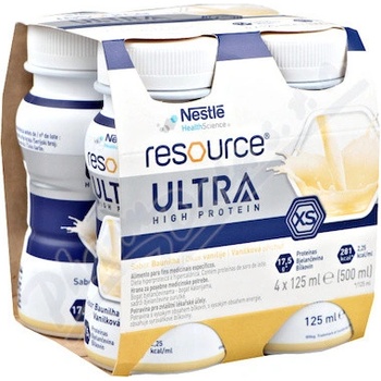 RESOURCE ULTRA HIGH PROTEIN VANILKOVÁ PŘÍCHUŤ POR SOL 4X125ML