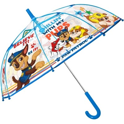 Perletti Kids dětský deštník "Paw Patrol" Transparent 75158