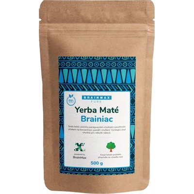 Brainmax Pure Organic Yerba Maté Brainiac 500 g