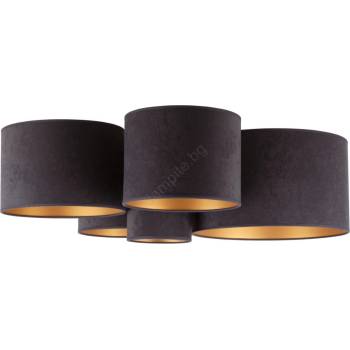 Image 1 of Duolla - Плафон ROLLER PENTO 5xE27/60W/230V антрацит (DU600484)