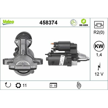 Startér VALEO 458374