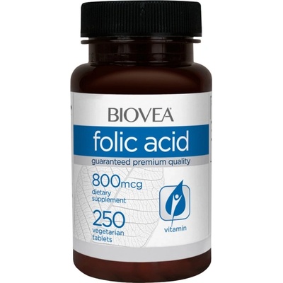 BIOVEA Folic Acid 800 mcg [250 Таблетки]