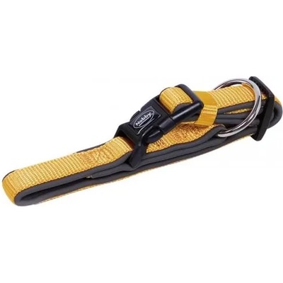 Nobby Нашийник за куче nobby classic preno, найлон с неопренова подплата, дебелина 15-20 мм, дължина 20-30 см - оранжев/сив, Германия - 80520-04