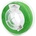Spectrum 80568 3D филамент, S-Flex 85A, 1, 75mm, 250g, Зелен (Lime green) (80568)