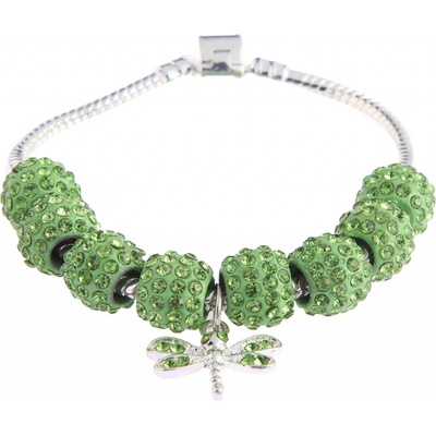 Bando náramok Crystal K982 viacfarebný zelená