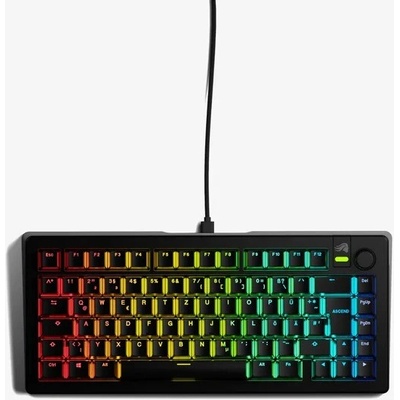 Glorious GMMK 3 75% Prebuilt Wired GLO-KB-GMMK3-75-PB-FOX-W-BLK-UK