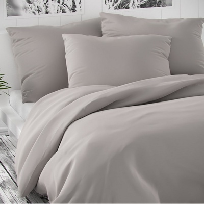 Kvalitex satén obliečky Luxury Collection svetlosivá 140x200 70x90