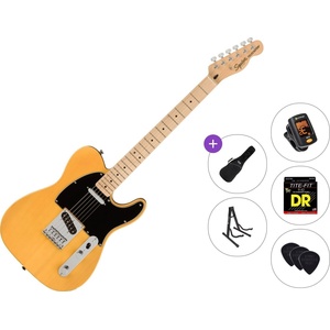 Squier Affinity Series Telecaster MN BPG Standard SET Butterscotch Blonde Електрическа китара