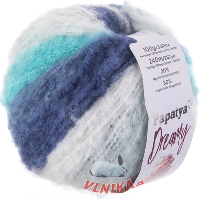 Kamgarn Příze Papatya Dreamy Varianta: 08