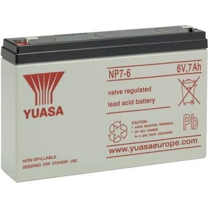 YUASA Оловен акумулатор NP7-6 6V 7.0Ah F1 (4400000027)