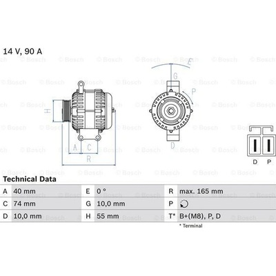Alternátor BOSCH 0 986 080 320