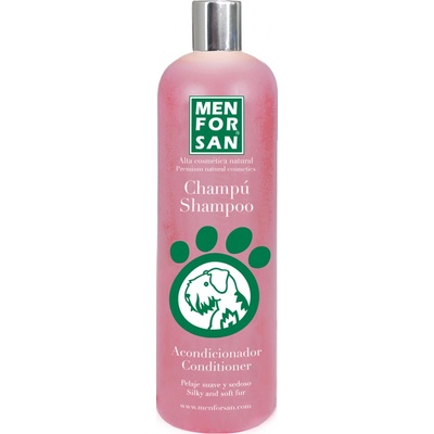 Menforsan Ošetřující šampon a kondicioner (2v1) proti zacuchávání srsti 1000 ml