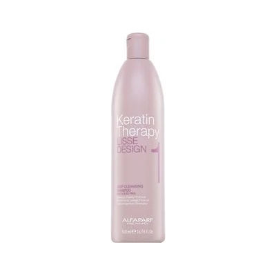 ALFAPARF Milano Lisse Design Keratin Therapy Deep Cleansing Shampoo дълбоко почистващ шампоан За всякакъв тип коса 500 ml