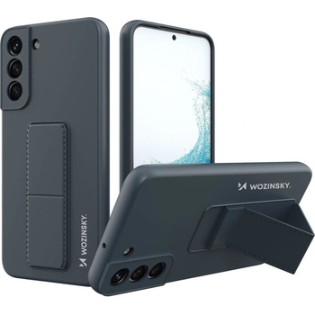 Wozinsky Силиконов кейс Wozinsky Kickstand със стойка за Samsung Galaxy S22 +, Син (9145576247648)