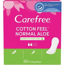 Kenvue Slipové vložky Intímky Carefree Cotton Aloe vera 56 ks