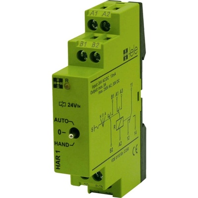tele HAR1 24 V/AC/DC průmyslové relé , 24 V/DC, 24 V/AC, 5 A, 1 přepínací kontakt, 1 ks