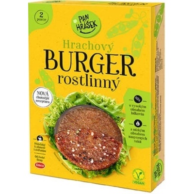 Pan Hrášek Hrachový Burger rostlinný 180 g