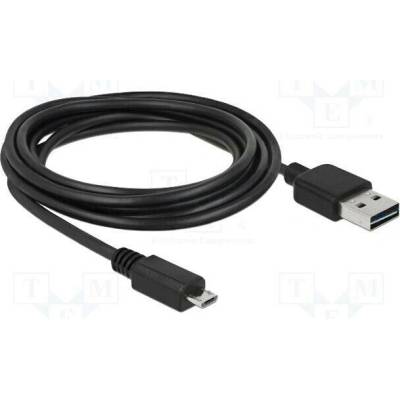 Delock 83368 USB 2.0 USB A zástrčka dvoustranná USB B micro vidlice