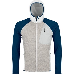 Ortovox Мъжко вълнено яке Ortovox Fleece Grid Plus Classic Knit Hoody Fleece jacket - Grey Ice (005-4989-0611)
