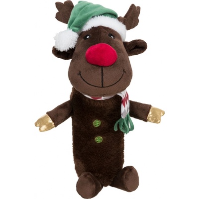 Xmas REINDEER plyšový sob s pet fliaš vo vnútri 45 cm