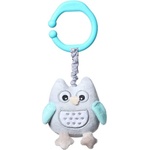 BabyOno Плюшена сова с вибрация Babyono - София, тюркоаз (5901435409480-тюркоаз)