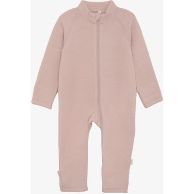 Merino overal na zips ružový Starling CeLaVi