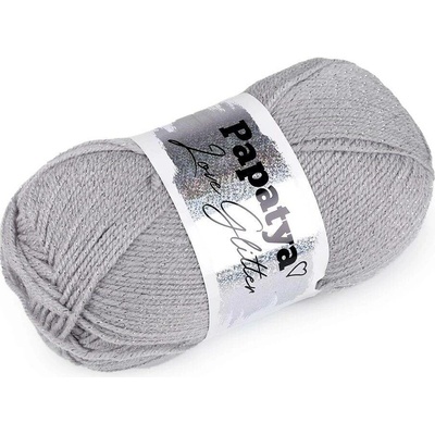 Pletací příze Papatya Love Glitter 100 g - 8 (8750) hořčicová zlatá