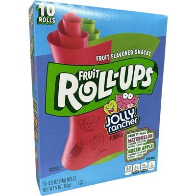 Fruit Roll-Ups měkké pásky s příchutí bonbonů Jolly Rancher 141 g