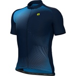 Alé Мъжка фланелка с къс ръкав за колоездене Alé Optical S/S Jersey Cycling jersey - Blue (056-3001-0113)