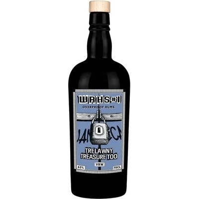 Warehouse #1 Overproof White Rum Trelawny Treasure Too VRW modrý 63,0% 0,7 l (holá láhev)