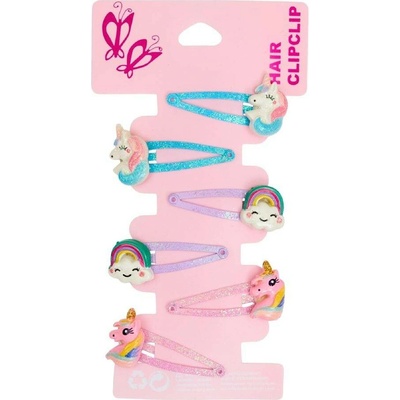 Sponky do vlasů Equipage KIDS - 3 páry - mix