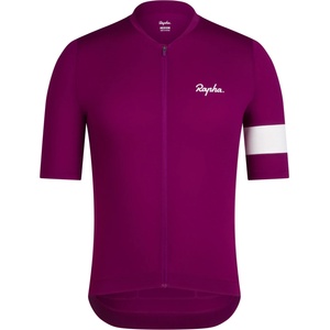 Rapha Мъжка фланелка с къс ръкав за колоездене Rapha Core Lightweight Jersey Cycling jersey - Mauve / White - размер XS (056-3757-0410)