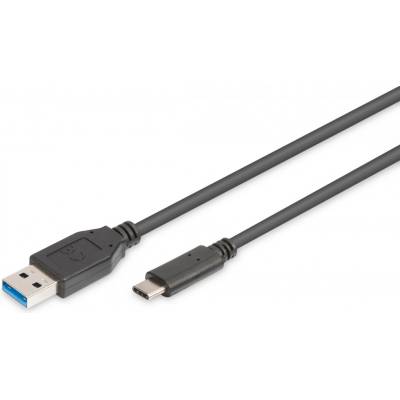 Digitus AK-300136-010-S USB, USB 3.2 Gen 1 (3.1 Gen 1) USB C USB A, 1m, černý