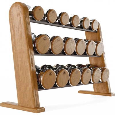 NOHrD DumbBells Set Cherry 18 ks 5 - 25 kg
