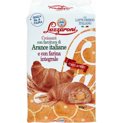 Lazzaroni celozrnné croissanty plnené pomarančom 6 x 50 g