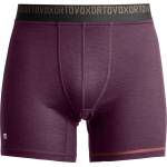 Ortovox Мъжко мериносово термобельо Ortovox 185 Rock'N'Wool Boxer Merino base layer - Dark Wild Berry (015-1347-1112)