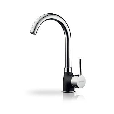 Bello Duo Kitchen mixer 090927138 Granite, silver/black dotted (90927138 granit czarny)