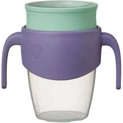 b.box 360° Trainer Cup tréningový hrnček s držadlami Lilac Pop 250 ml